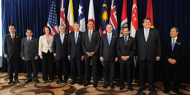 Trans Pasifik Ortaklığına üye ülkelerinin liderleri