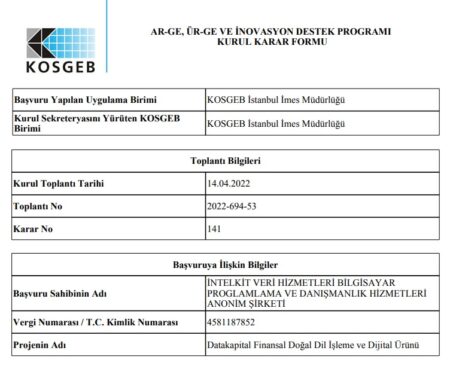 KOSGEB Ür-ge