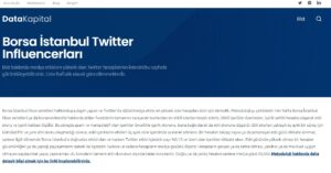 Datakapital Twitter Modülü