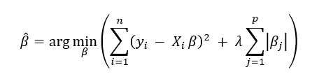 Lasso Regresyonu Amac Fonksiyonu Lasso Regresyonu Fonksiyonu